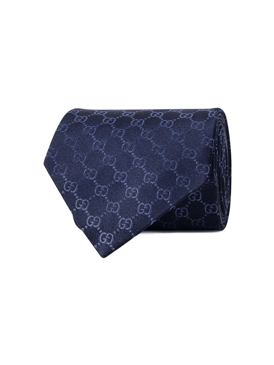 Gucci GG pattern silk tie - UN ATELIER