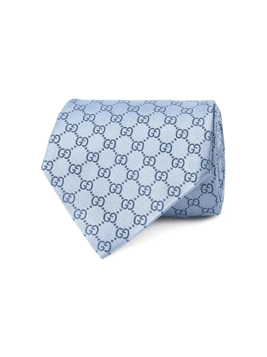 Gucci GG pattern silk tie - UN ATELIER