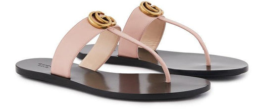 GUCCI Flat Marmont sandals - UN ATELIER