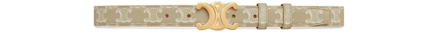 CELINE Medium Triomphe belt in Triomphe canvas