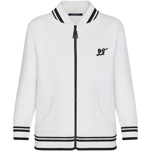 LOUIS VUITTON Long-Sleeved Lv Zip Jacket