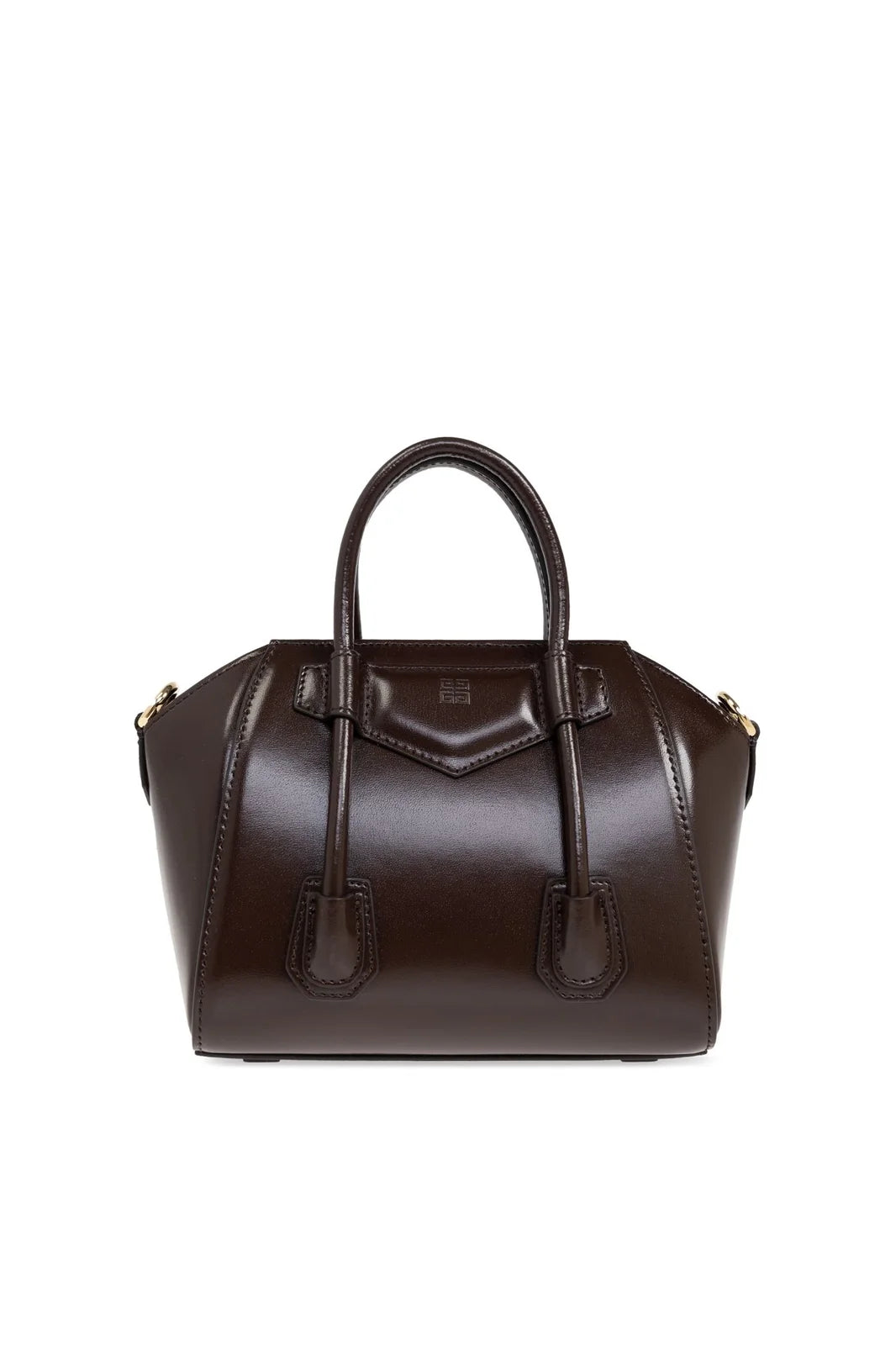 Givenchy Antigona Toy Lock Top Handle Bag Ebony Brown