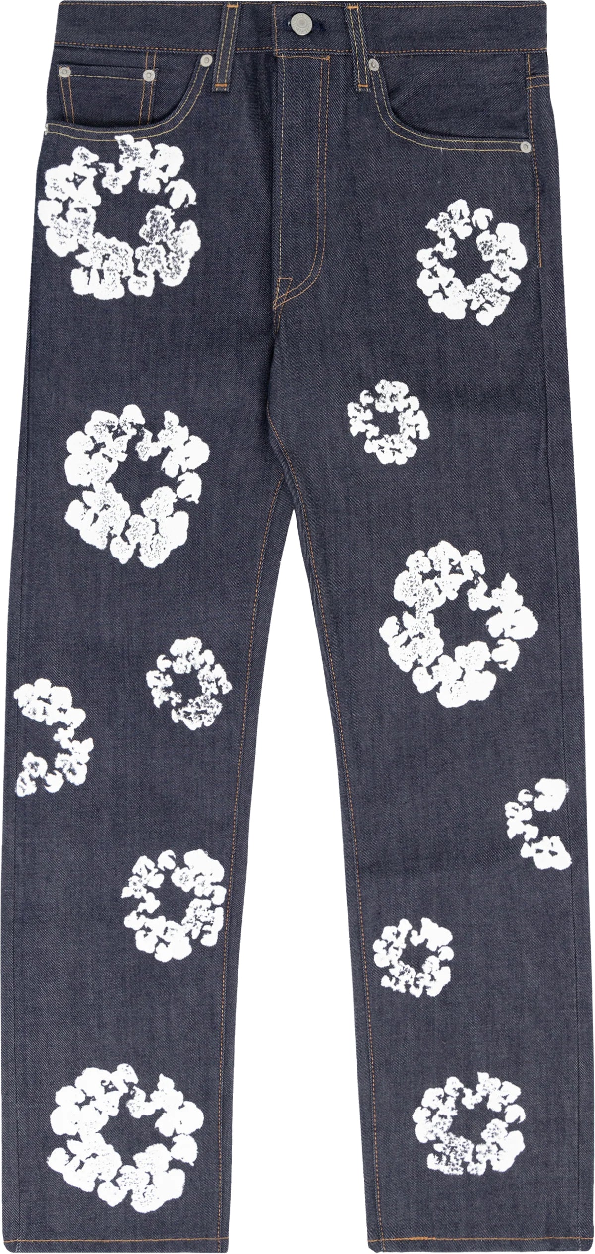 Denim Tears LA COURONNE DE COTON JEAN SELVEDGE