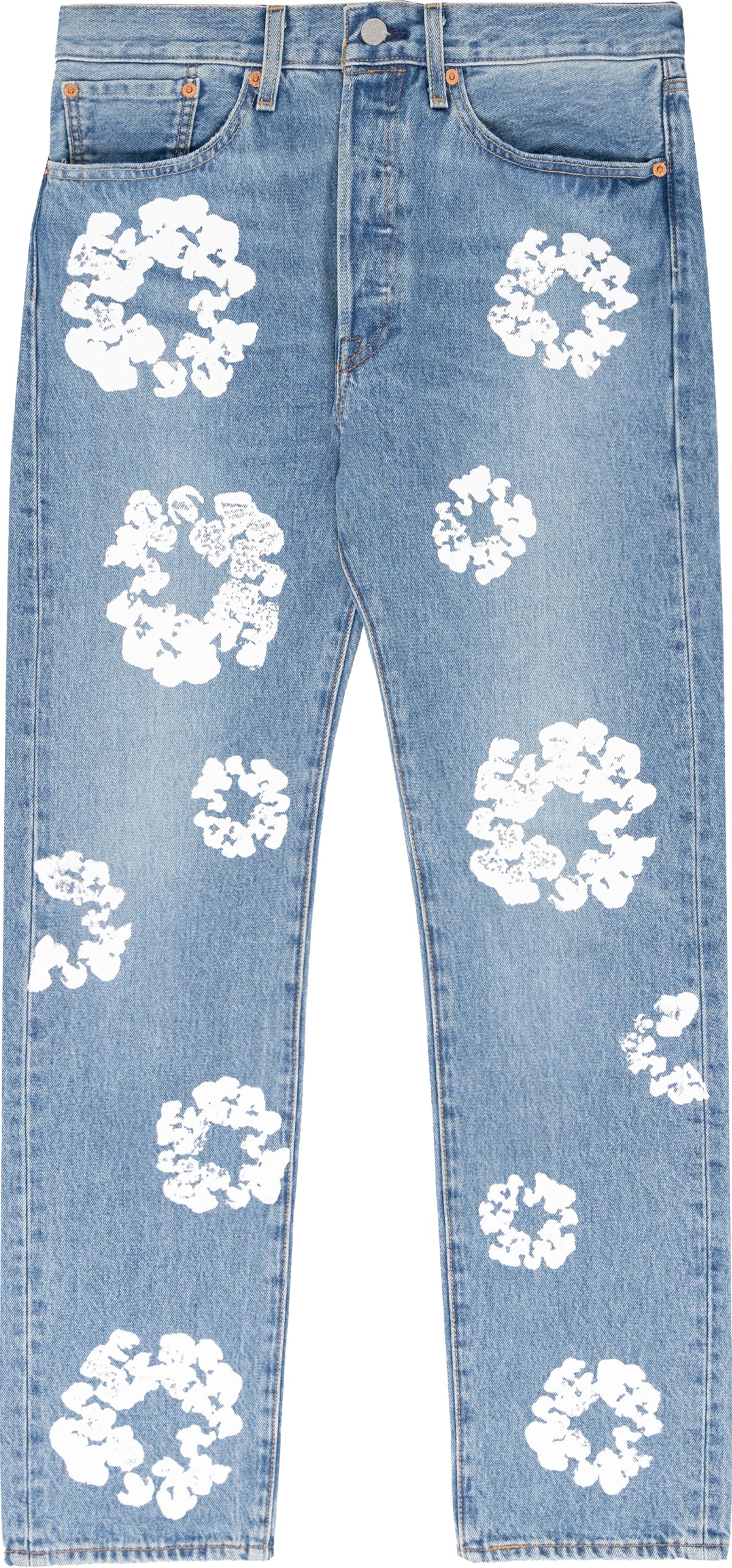 Denim Tears THE COTTON WREATH JEAN LAVADO CLARO