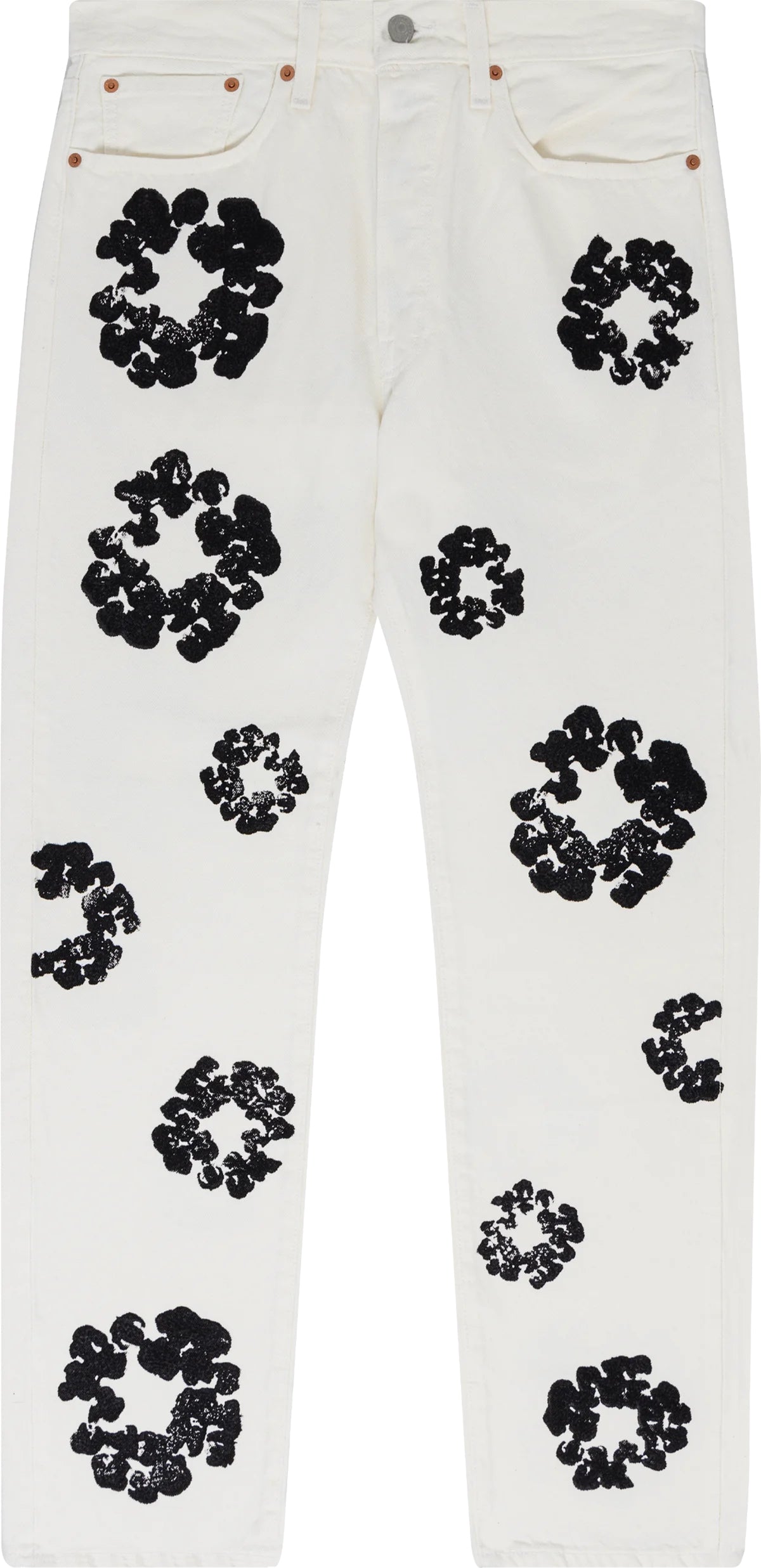 Denim Tears THE COTTON WREATH JEAN WHITE