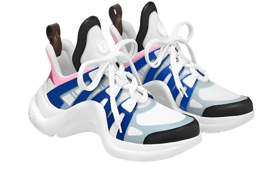 Louis Vuitton LV ARCHLIGHT SNEAKER White/Blue/Pink