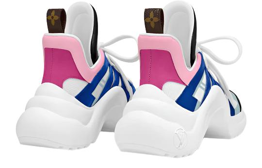 Louis Vuitton LV ARCHLIGHT SNEAKER White/Blue/Pink