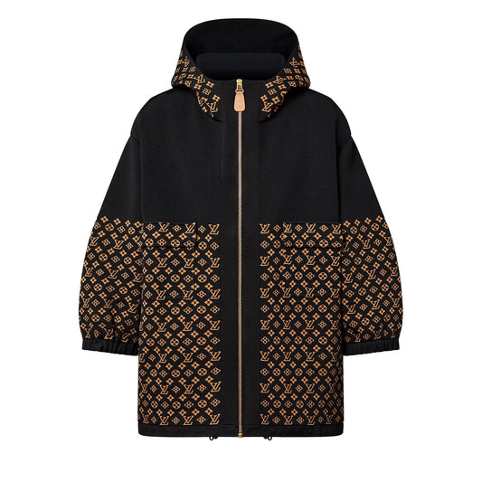 Chaqueta de punto jacquard con monograma de Louis Vuitton