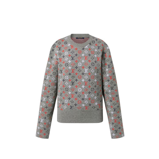 Louis Vuitton Multicolor Monogram Jacquard Pullover