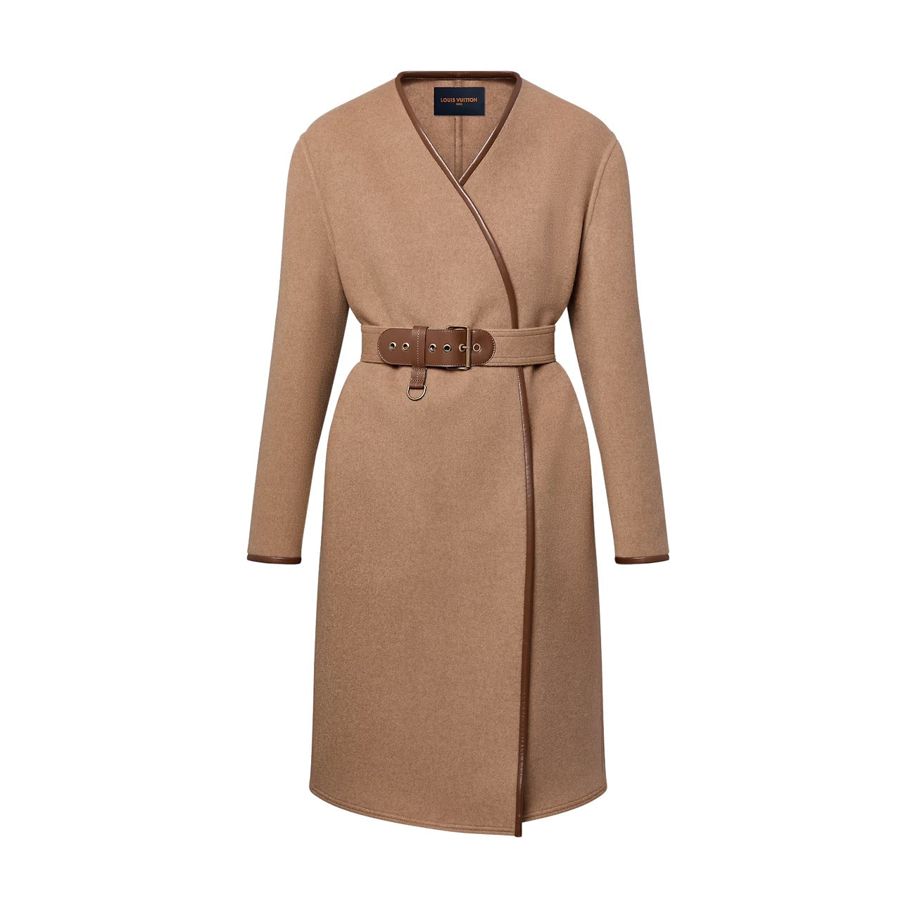 Louis Vuitton Long Belted Wrap Coat