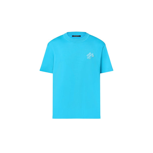 Louis Vuitton Signature Short-Sleeved Cotton Crewneck