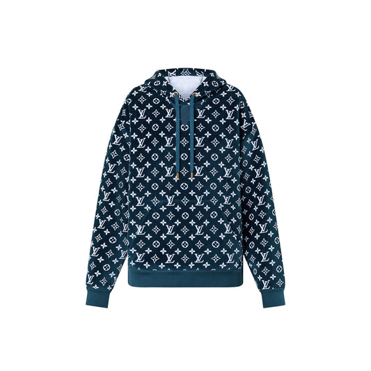 Sudadera con capucha de toalla con monograma de Louis Vuitton