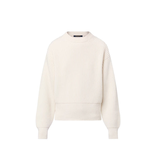 Louis Vuitton Ribbed Knit Cashmere Pullover sweatshirt