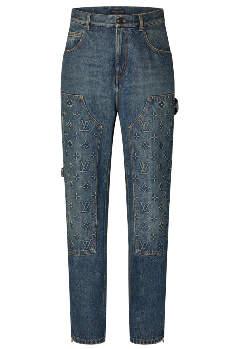 Louis Vuitton Workwear Denim Carpenter Pants