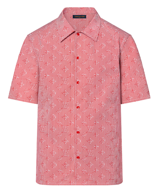 Camisa de manga corta regular Louis Vuitton Signature