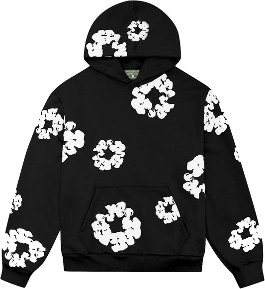 Denim Tears The Cotton Wreath Sweatshirt hoodie Black