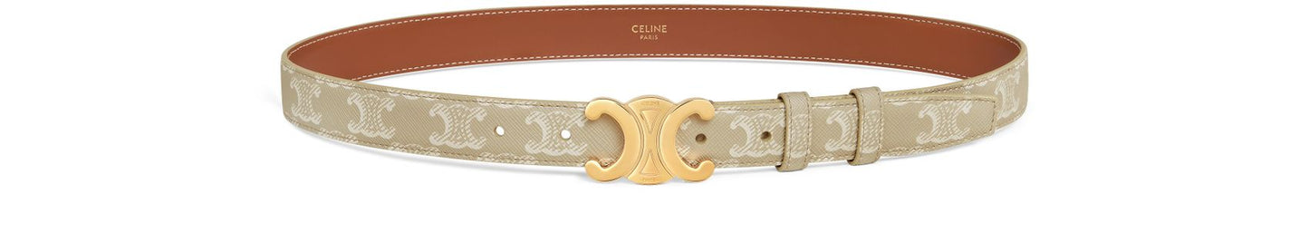 CELINE Medium Triomphe belt in Triomphe canvas