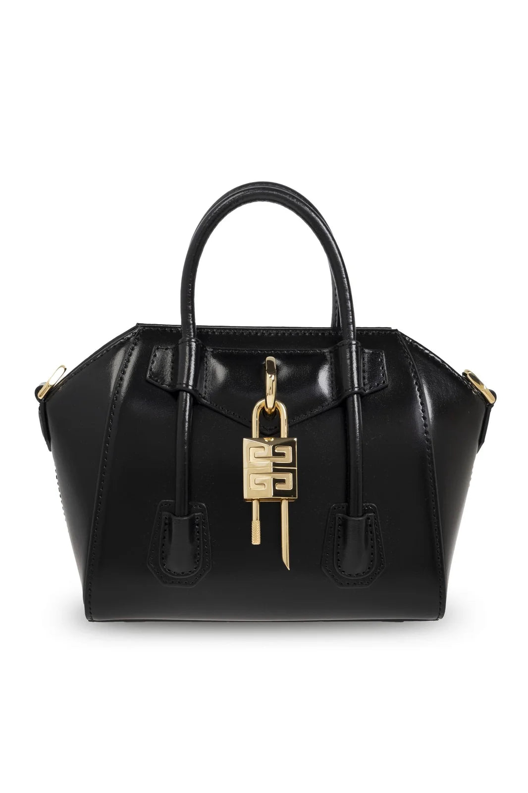 Givenchy Antigona Toy Lock Top Handle Bag Black