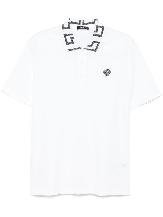 Versace Greca polo shirt