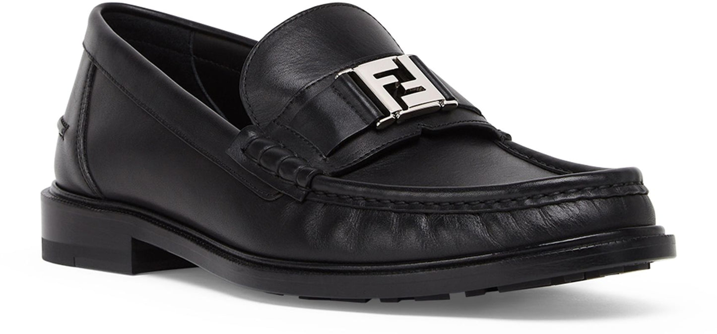 FENDI leather loafers