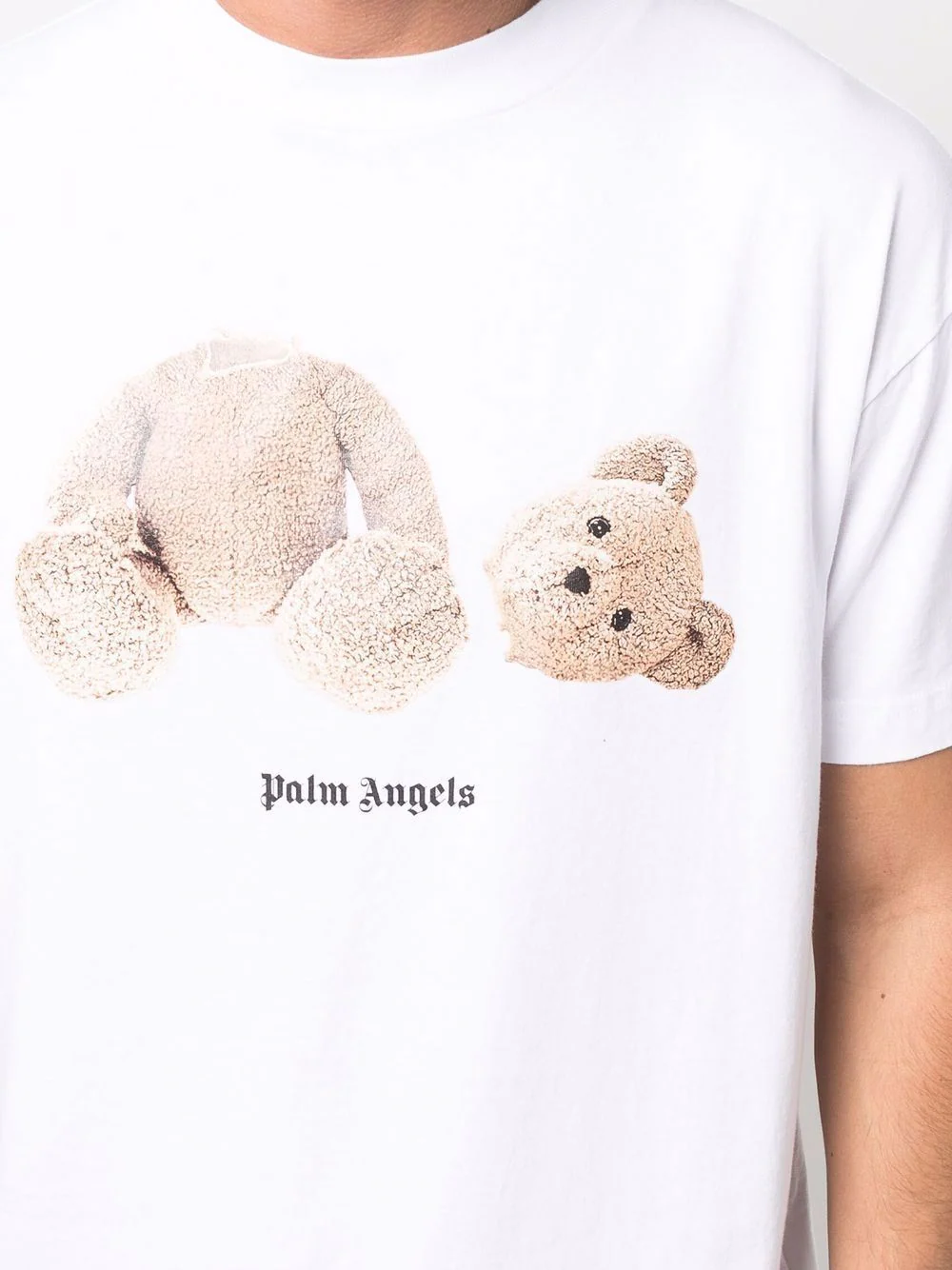 Palm Angels camiseta con logo estampado