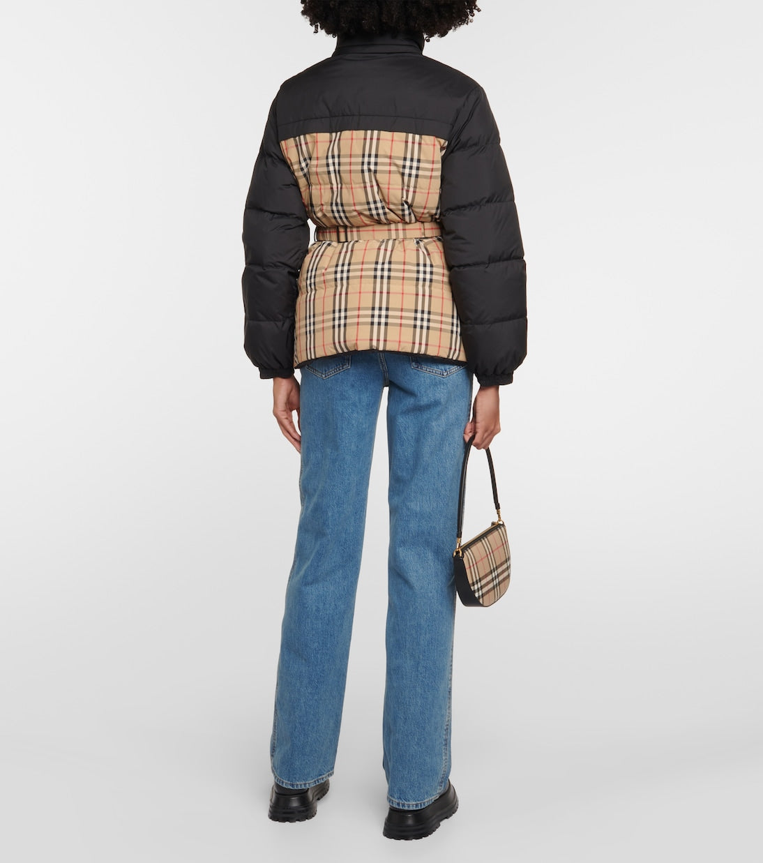 Burberry Check reversible down jacket