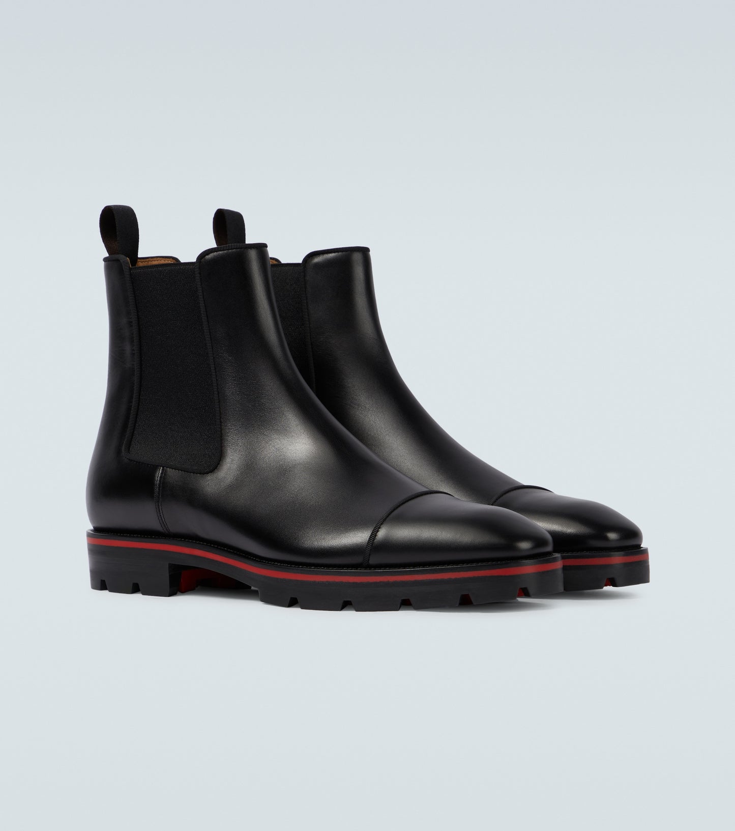 Christian Louboutin Melon leather Chelsea boots