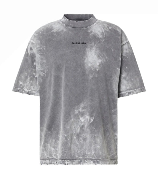 Balenciaga Distressed cotton-blend jersey T-shirt