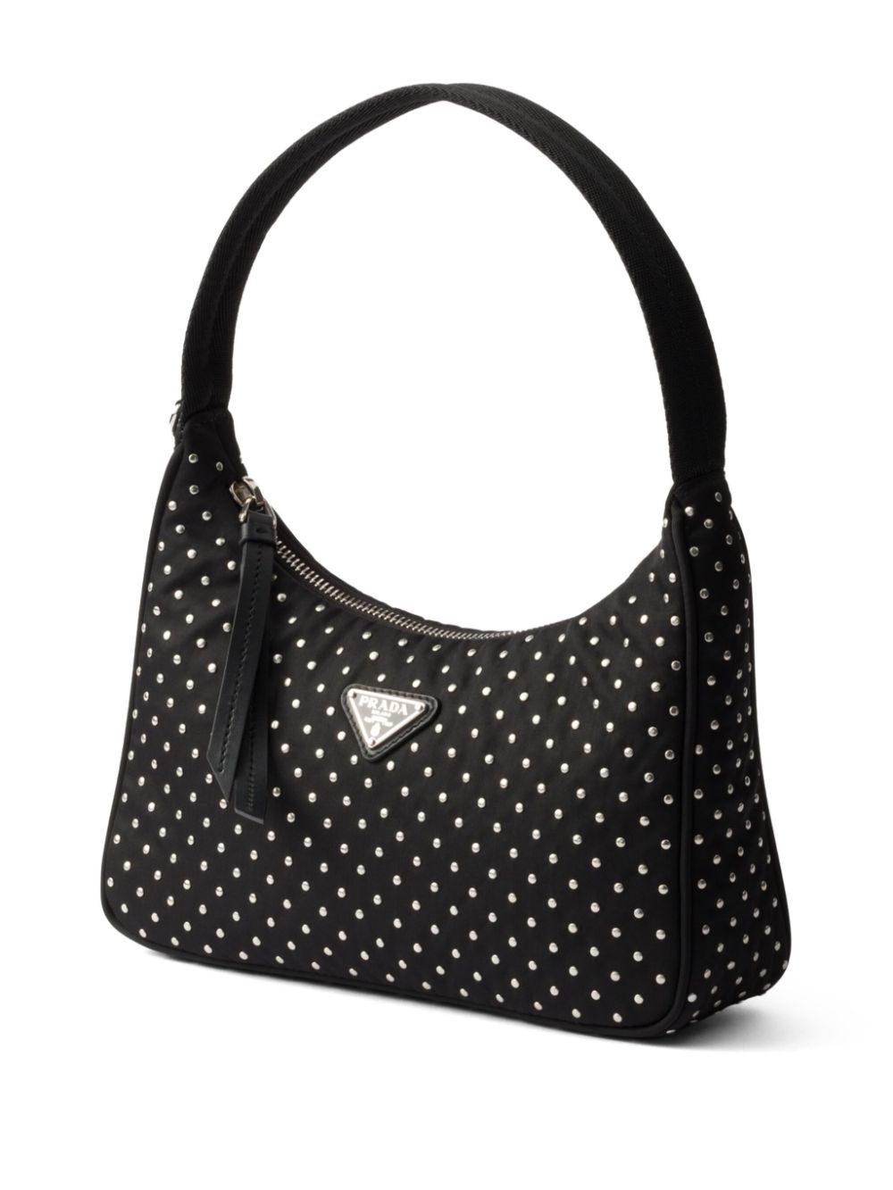 Prada studded Re-Nylon mini shoulder bag