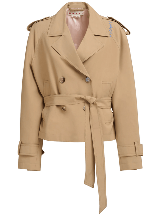 Marni double-breasted trench jacket