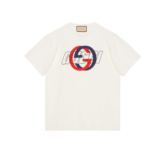 Gucci COTTON JERSEY PRINTED T-SHIRT