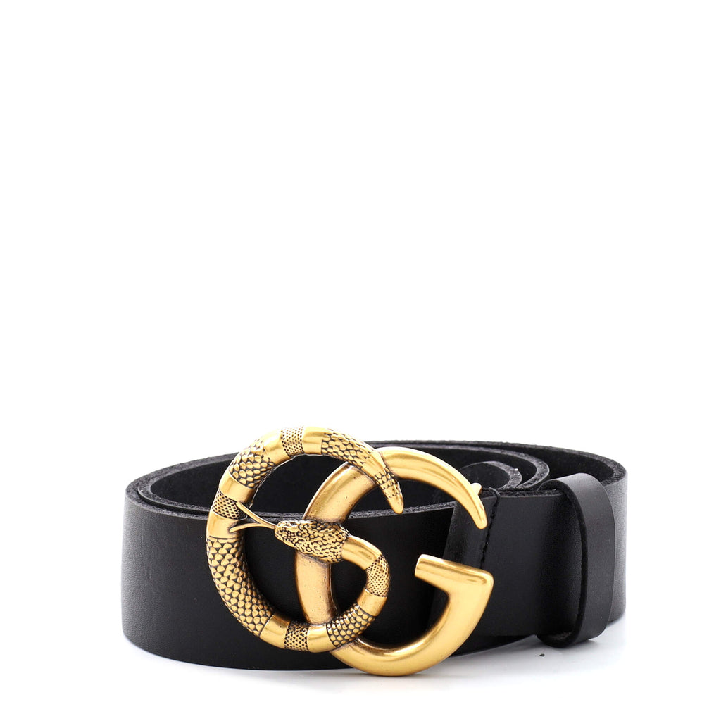 Gucci Snake Marmont Belt Leather