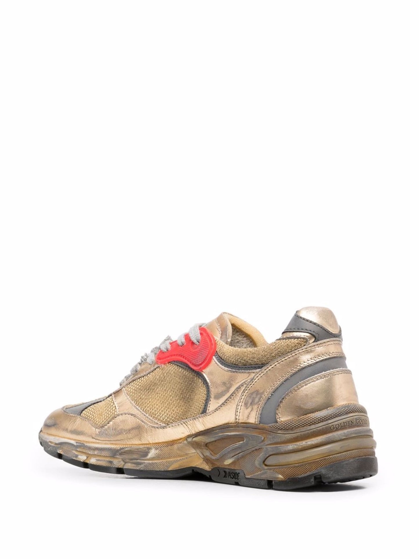 Golden Goose Running Sole distressed-effect sneakers