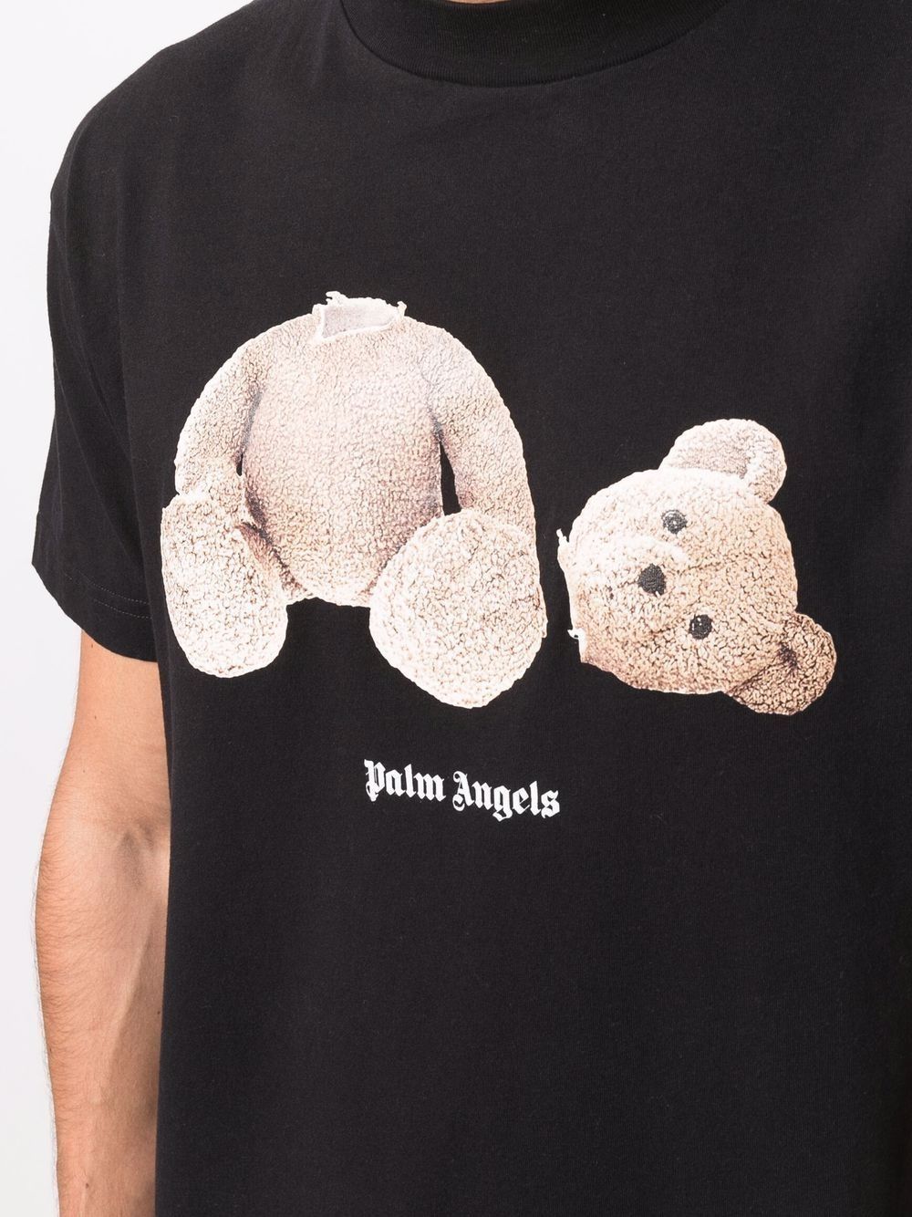 Palm Angels camiseta con estampado de oso