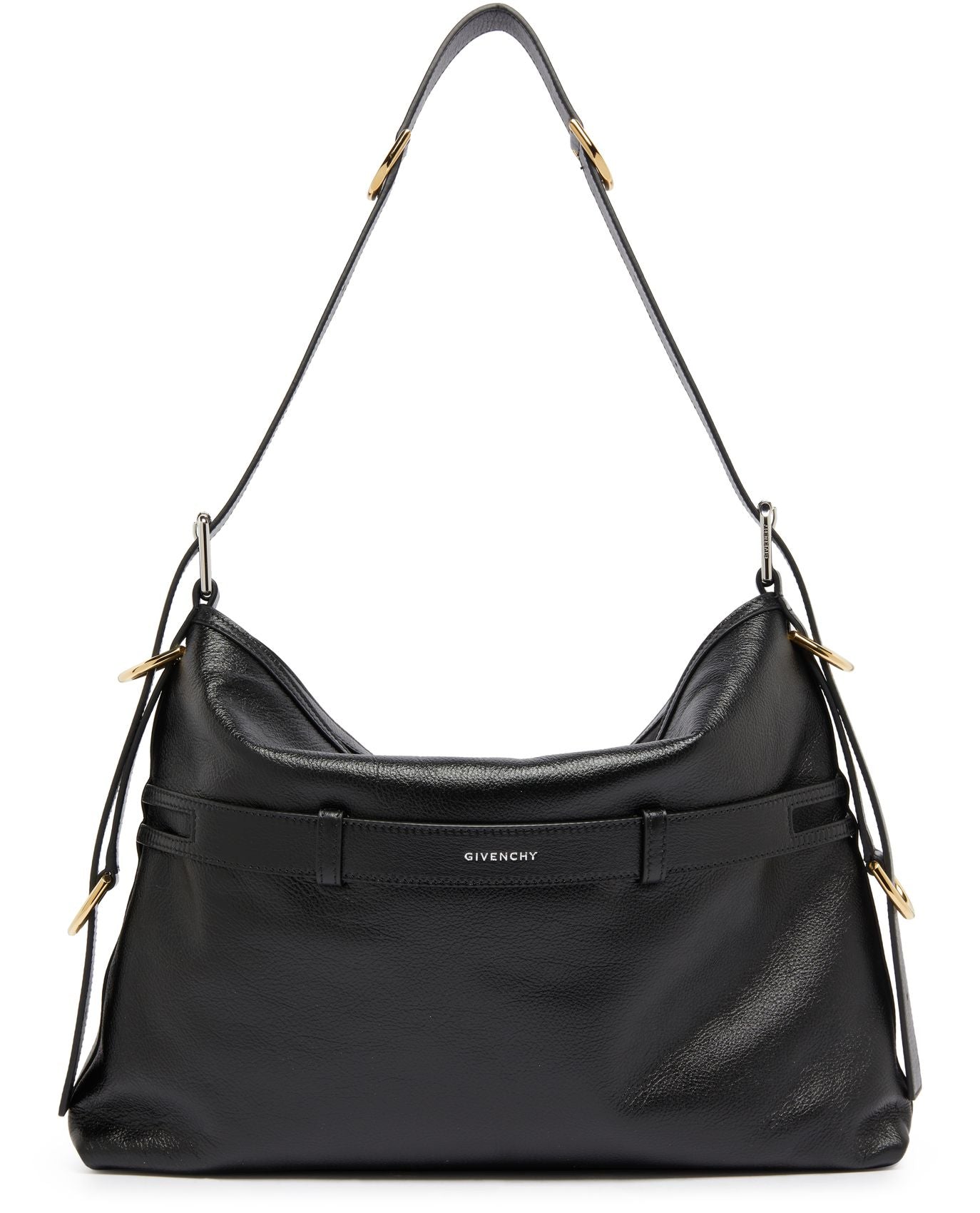 GIVENCHY Medium Voyou bag in leather with multi-buckles