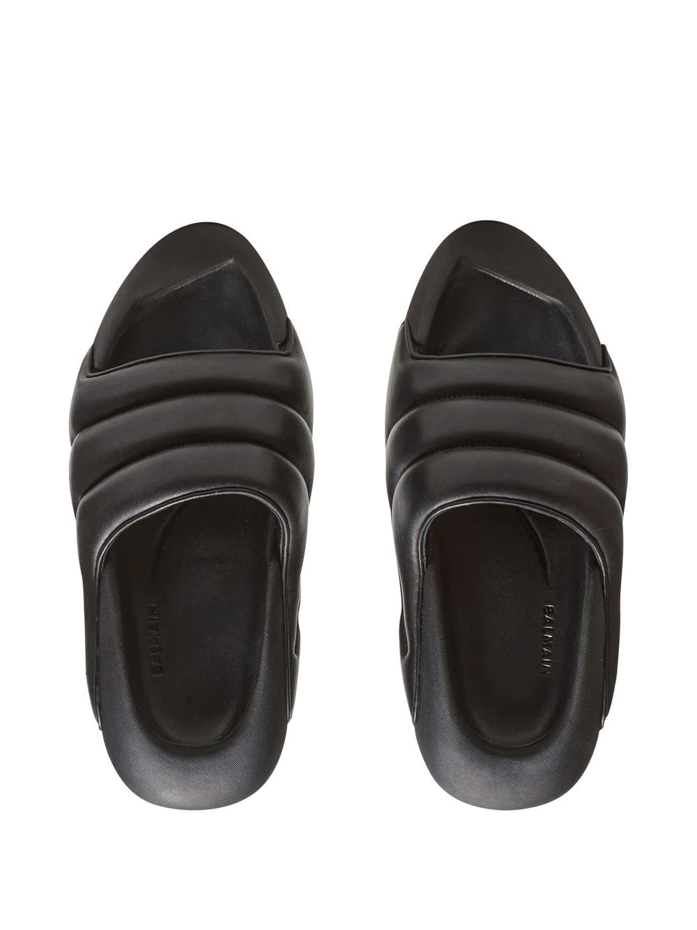 Balmain B-It-Puffy quilted slides