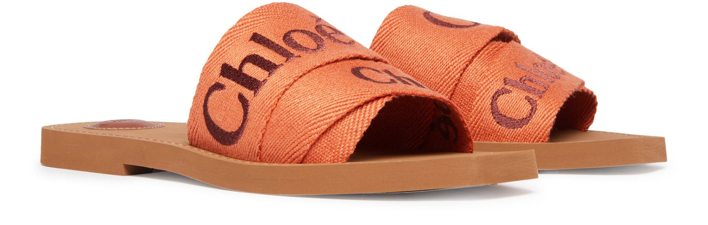 CHLOE Woody flat slides