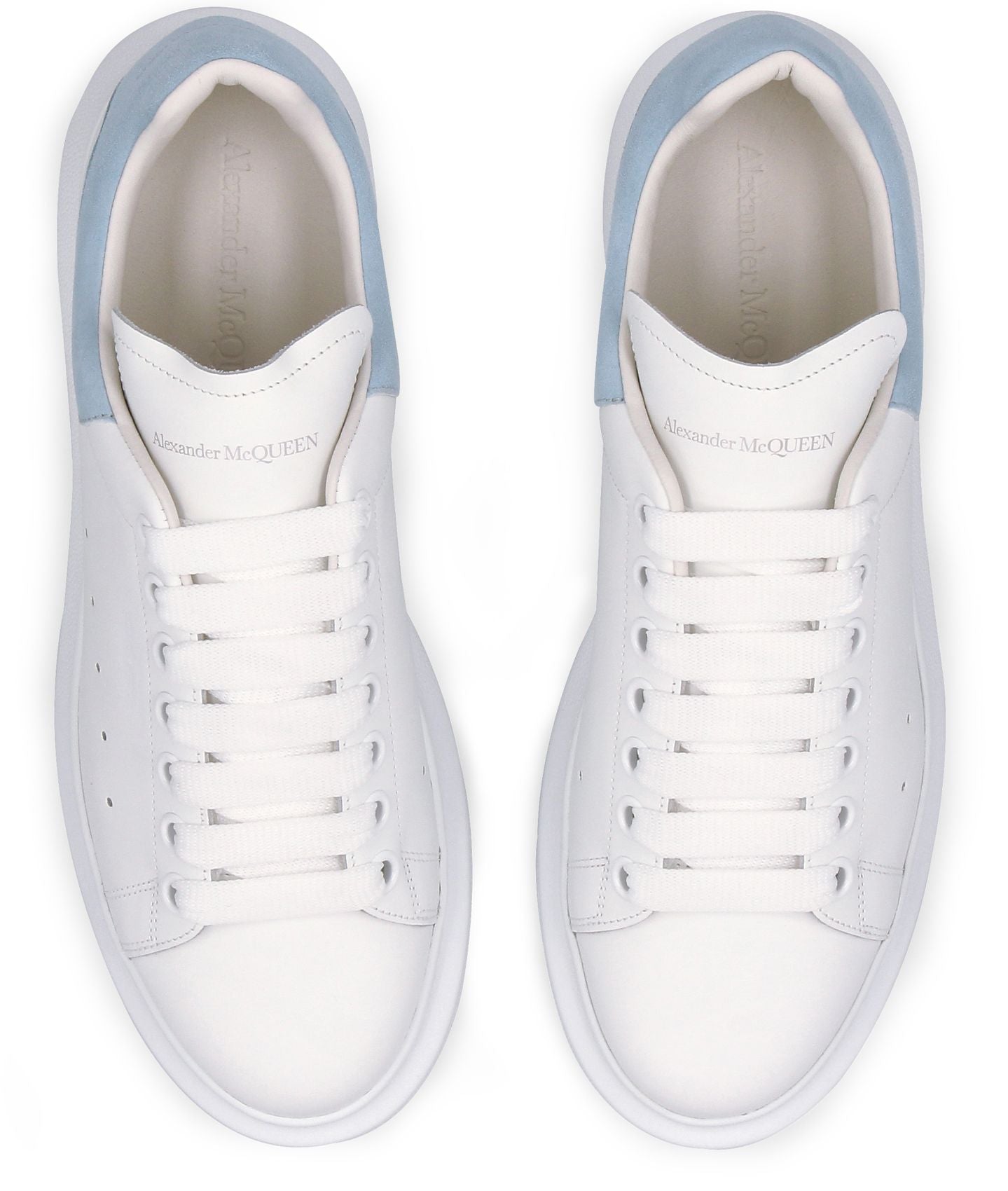 ALEXANDER MCQUEEN Oversized sneakers White powder blue