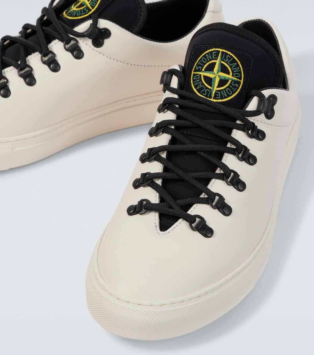 Stone Island Compass leather sneakers