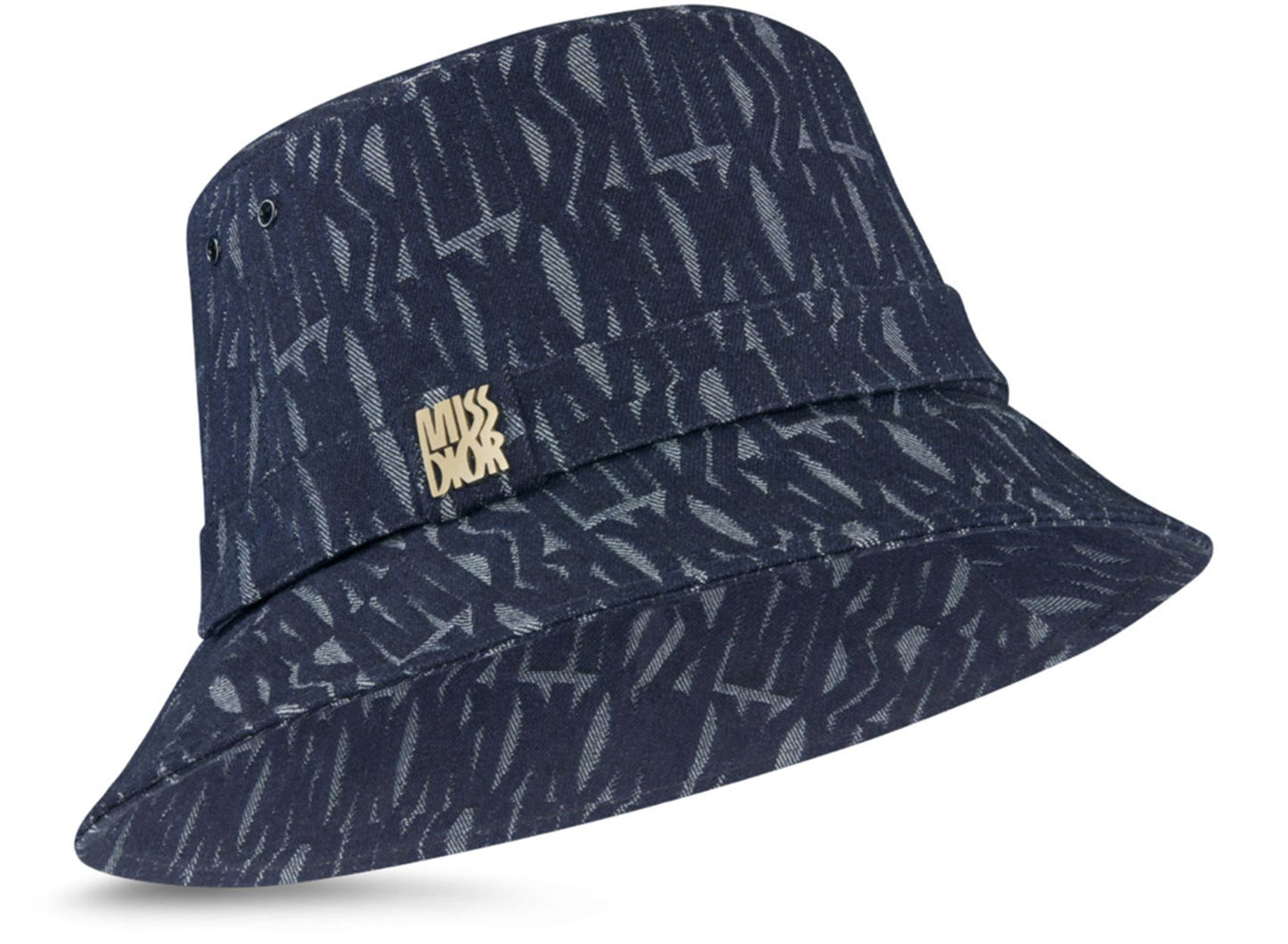 DIOR Teddy-D Miss Dior Allover Small Brim Bucket Hat