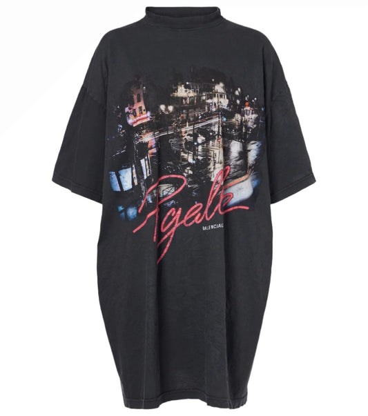 BALENCIAGA Pigalle oversized printed T-shirt