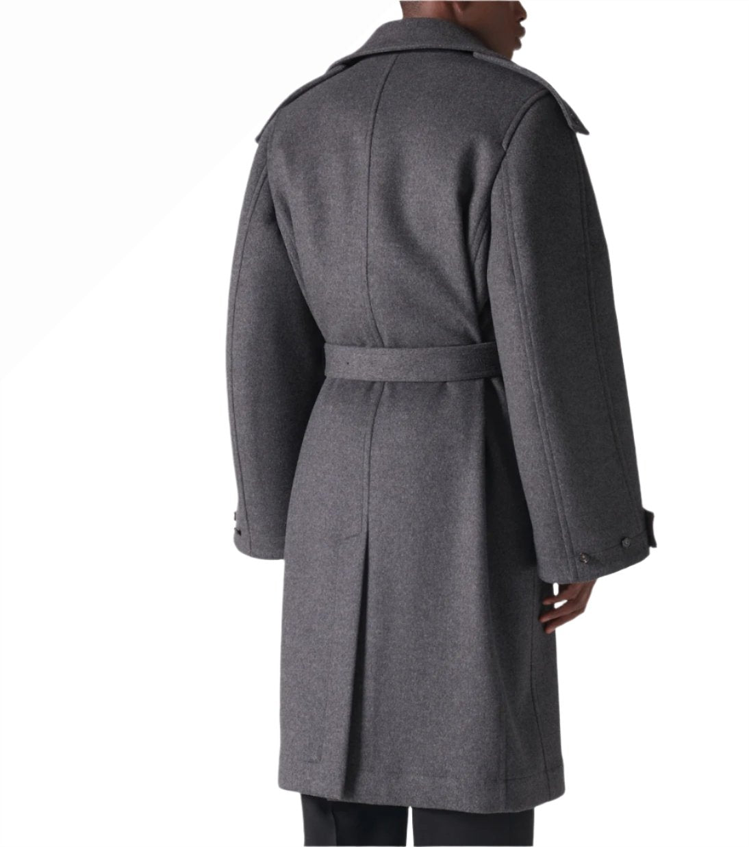 Bottega Veneta Belted wool trench coat