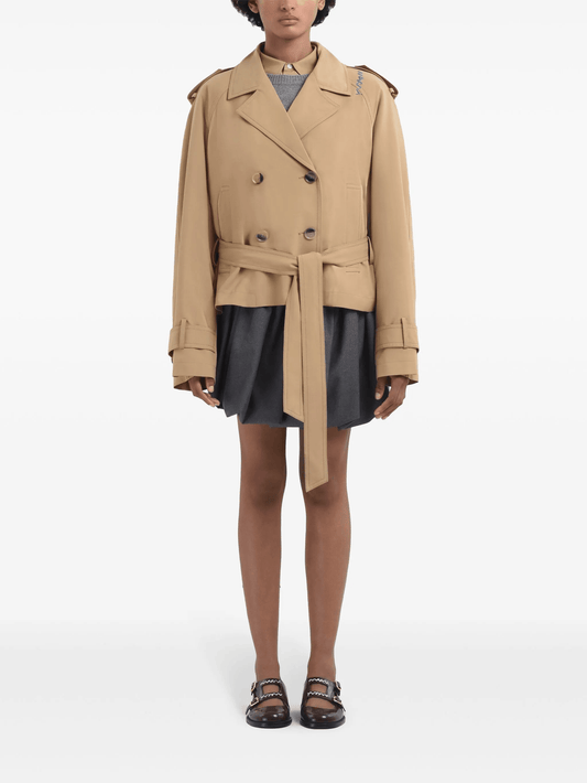 Marni double-breasted trench jacket