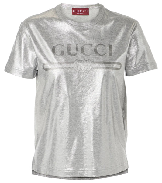 GUCCI Logo cotton jersey T-shirt