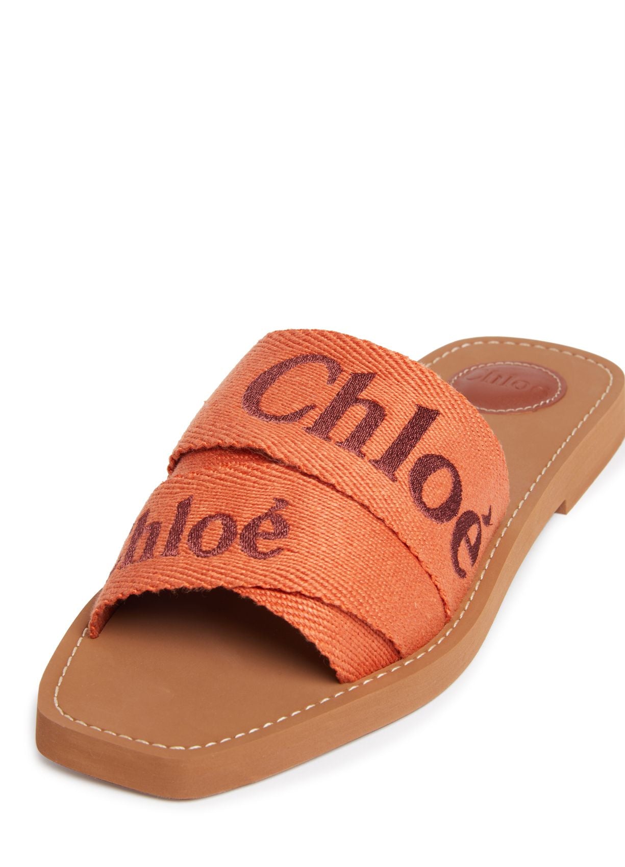 CHLOE Woody flat slides