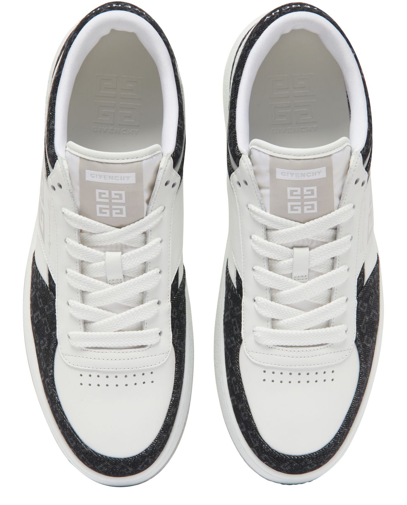 GIVENCHY G Move sneakers in mixed leathers and denim monogram 72