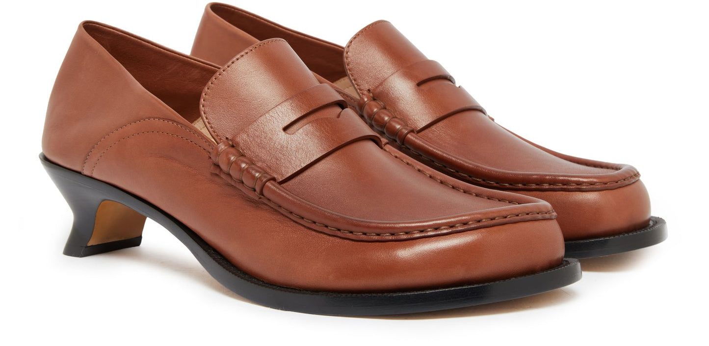 LOEWE Campo calf leather loafers