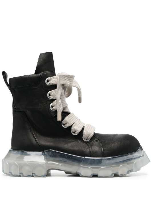 Rick Owens Jumbolaced Laceup Bozo boots