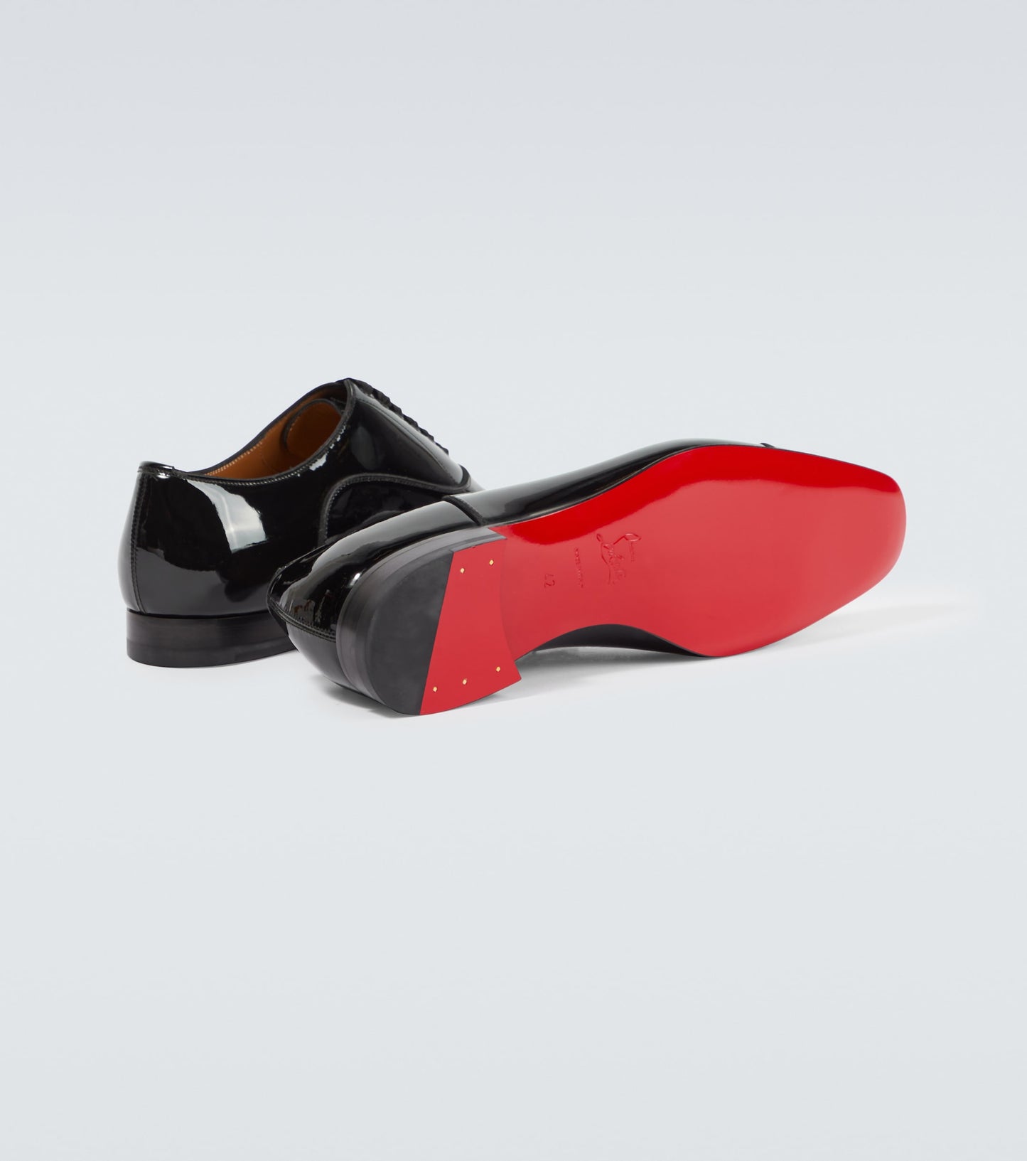 Christian Louboutin Greggo patent leather Oxford shoes