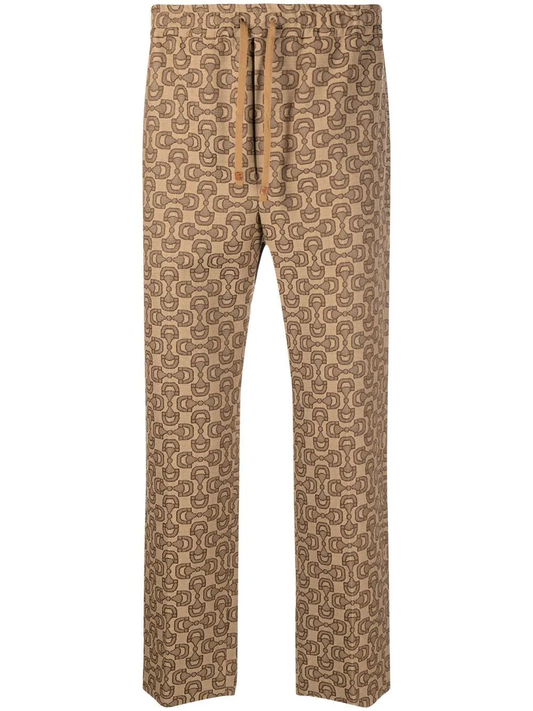 Gucci horsebit jacquard-logo track pants